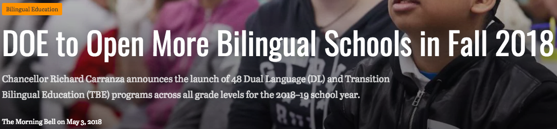 DOE Bilingual schools